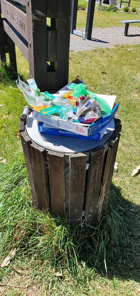 Rubbish/Recycling — a report photo