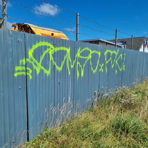 Graffiti, a report photo