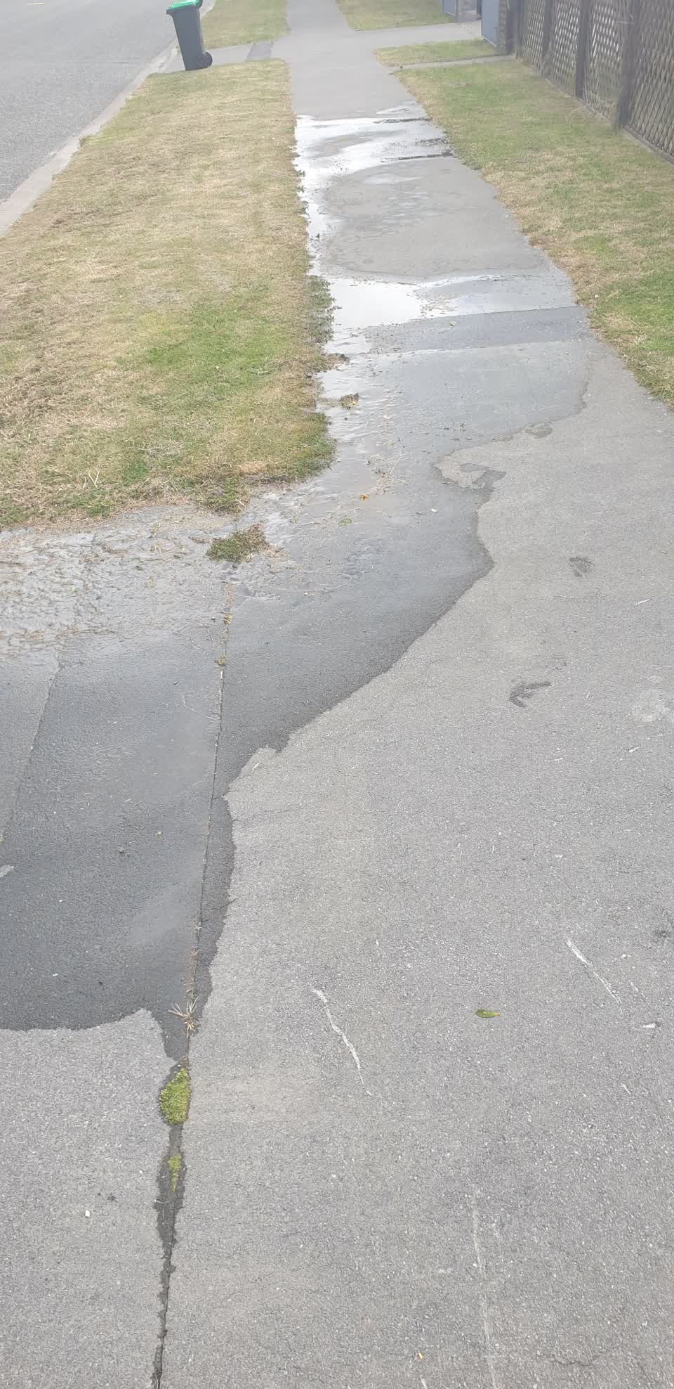 The photograph attached to this wastewater/stormwater report