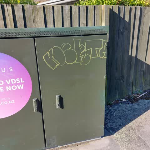 Graffiti, a report photo