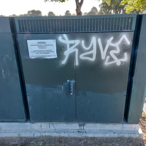 Graffiti, a report photo