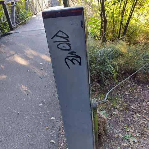 Graffiti, a report photo