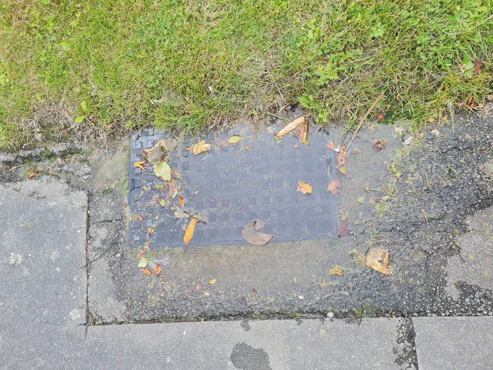 The photograph attached to this water leak report