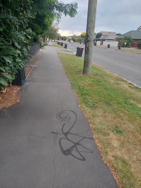 Graffiti, a report photo