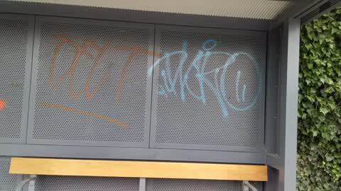 Graffiti, a report photo