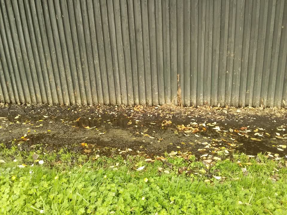 The photograph attached to this wastewater/stormwater report