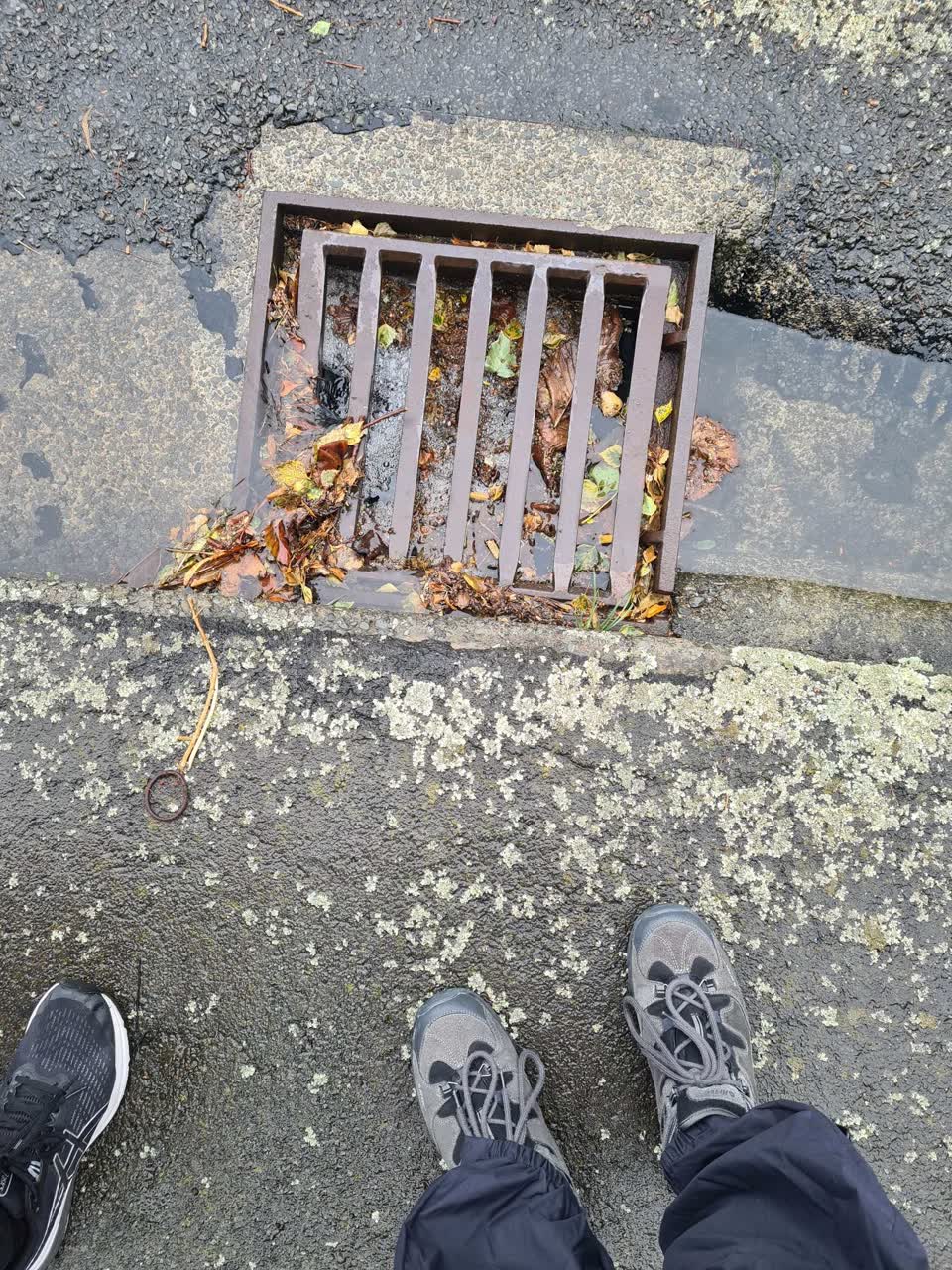 The photograph attached to this wastewater/stormwater report