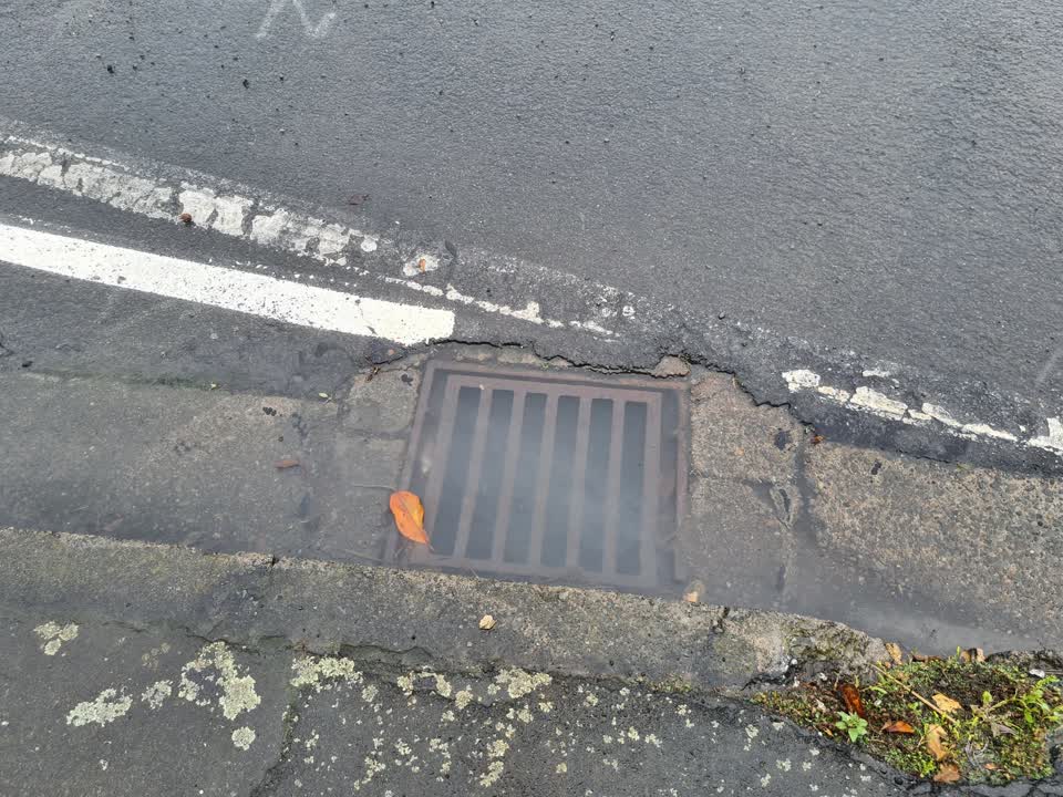 The photograph attached to this wastewater/stormwater report