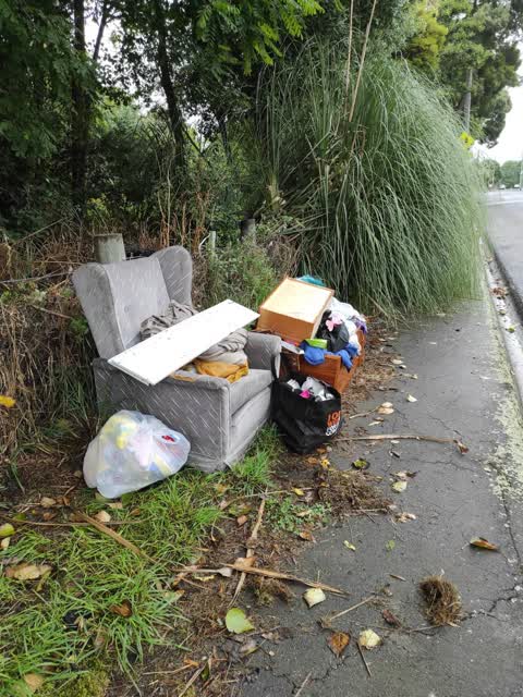 Rubbish/Recycling, a report photo