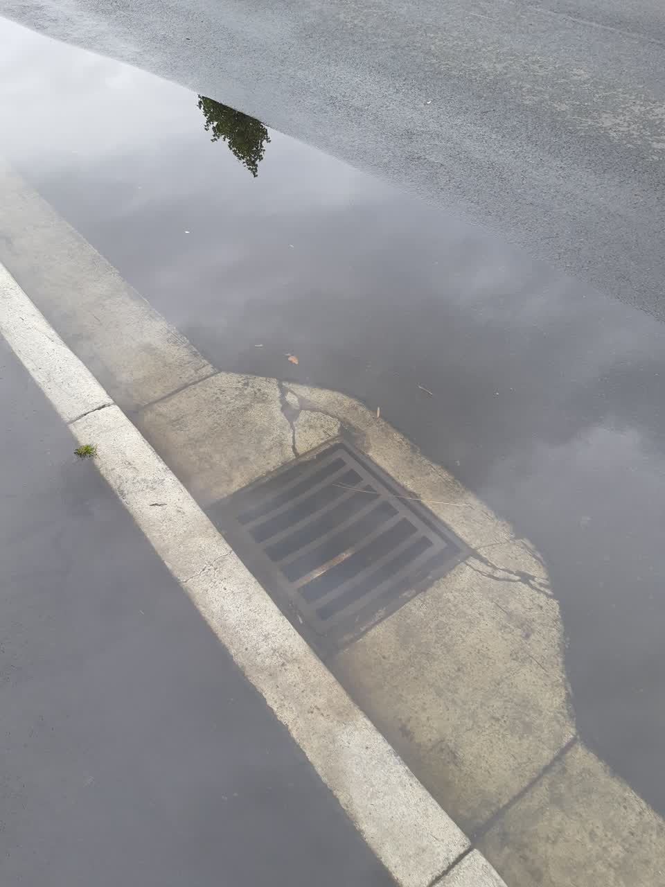 The photograph attached to this wastewater/stormwater report
