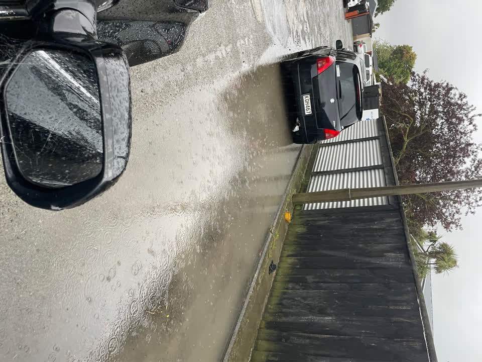 The photograph attached to this flooding report
