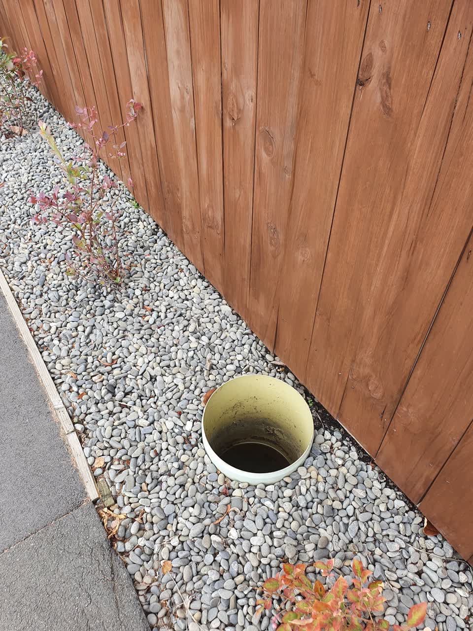 The photograph attached to this wastewater/stormwater report