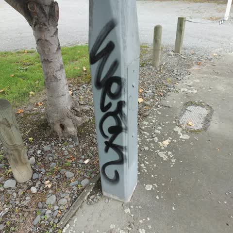 Graffiti, a report photo