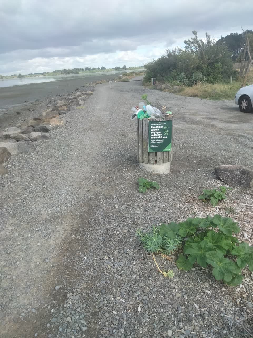 The photograph attached to this rubbish/recycling report