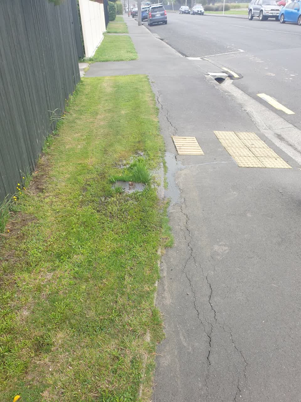The photograph attached to this water leak report