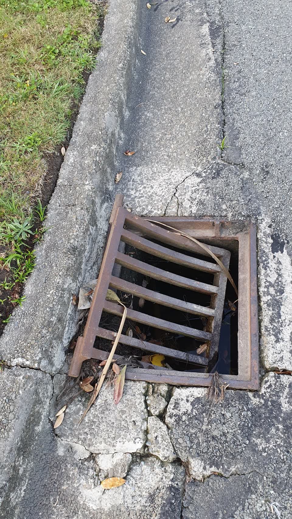 The photograph attached to this wastewater/stormwater report