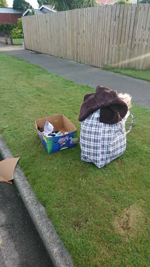 Rubbish/Recycling, a report photo