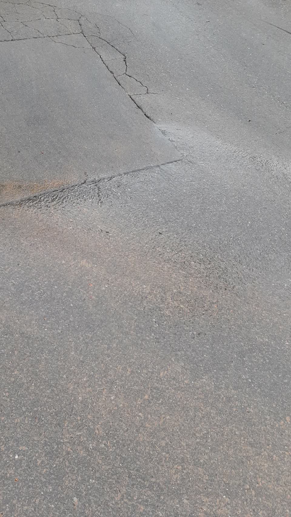 The photograph attached to this water leak report