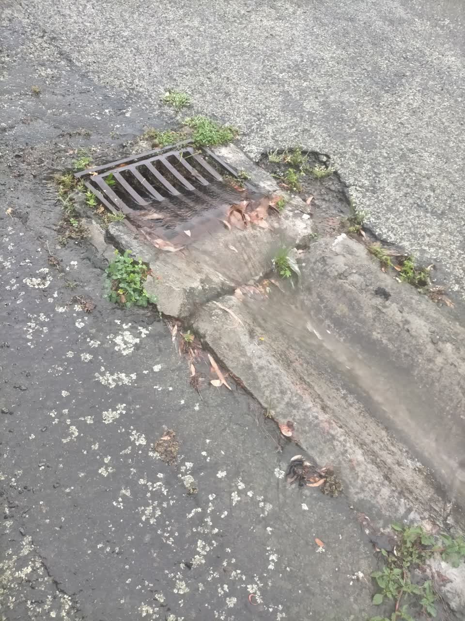 The photograph attached to this wastewater/stormwater report