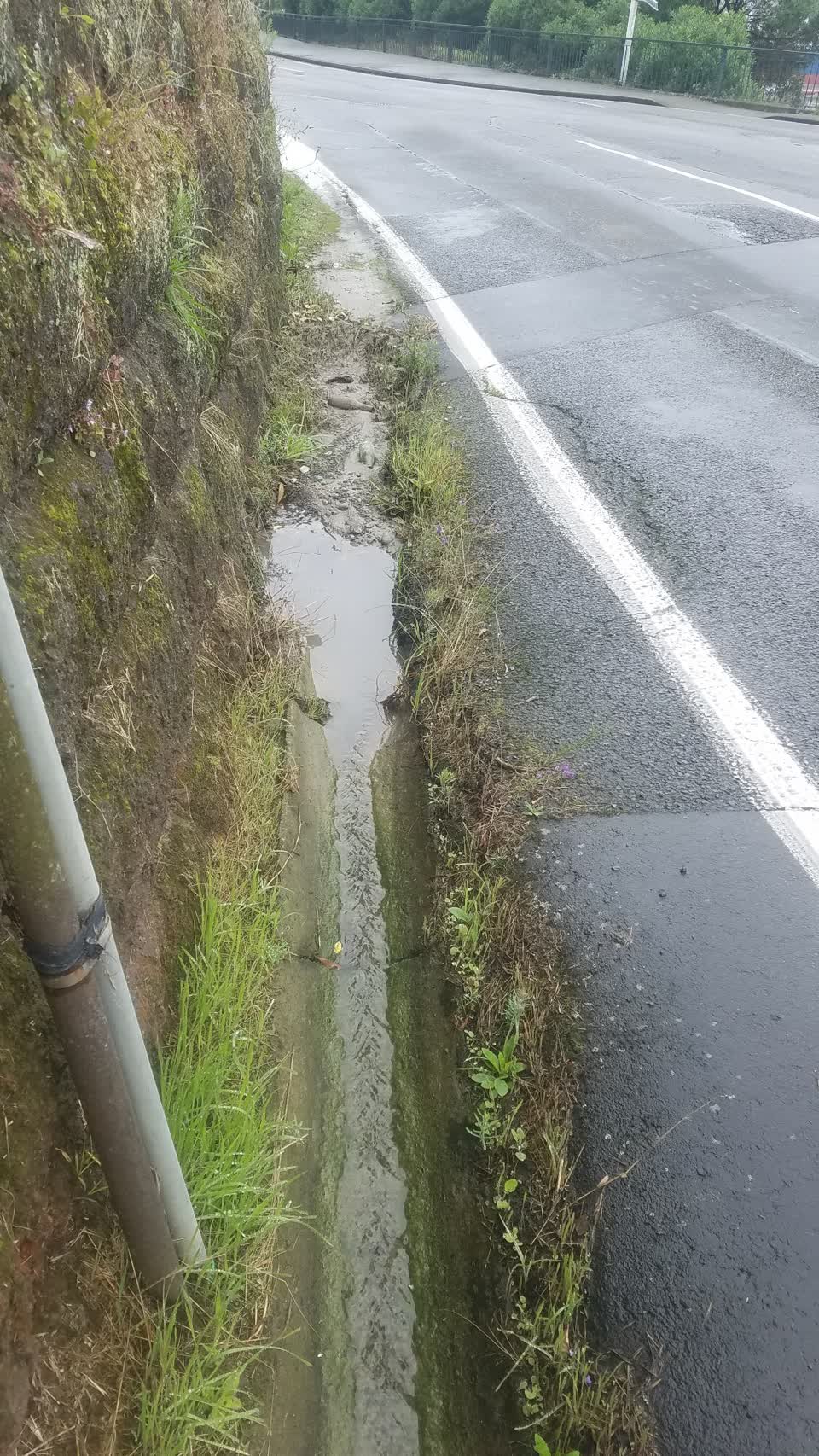 The photograph attached to this wastewater/stormwater report