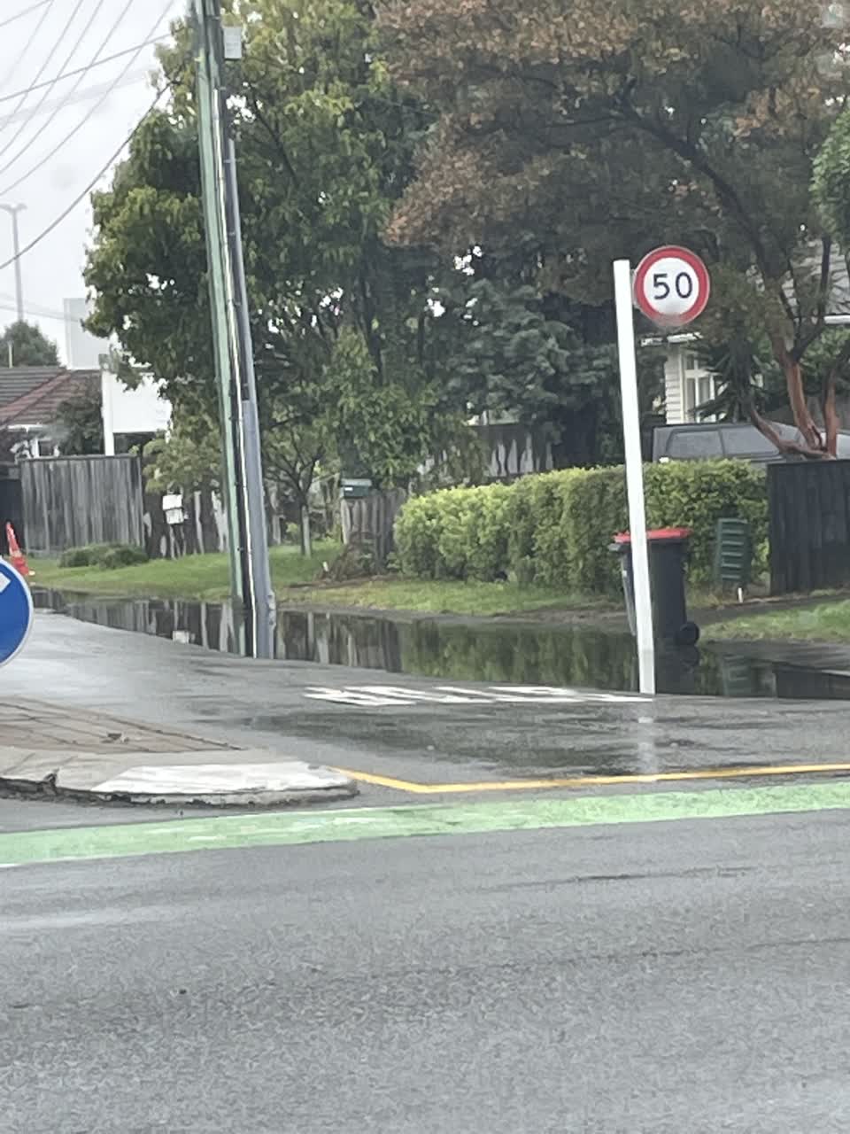 The photograph attached to this wastewater/stormwater report