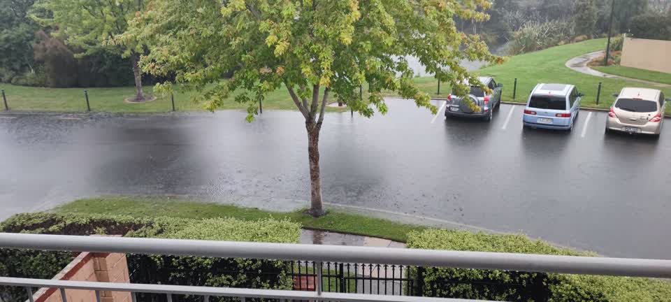 The photograph attached to this flooding report