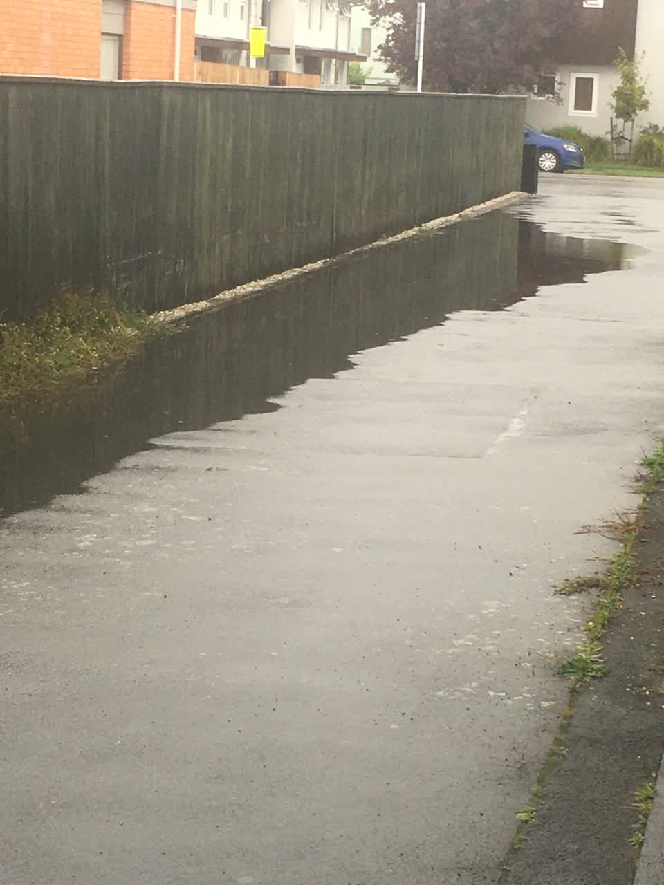 The photograph attached to this wastewater/stormwater report
