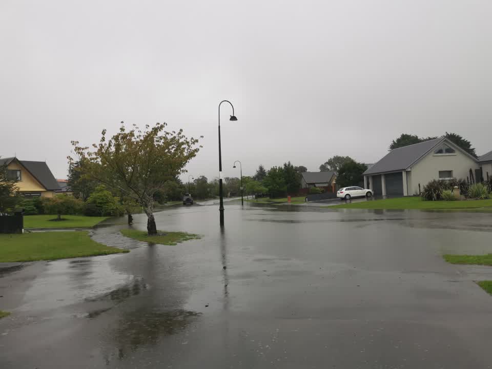 The photograph attached to this flooding report