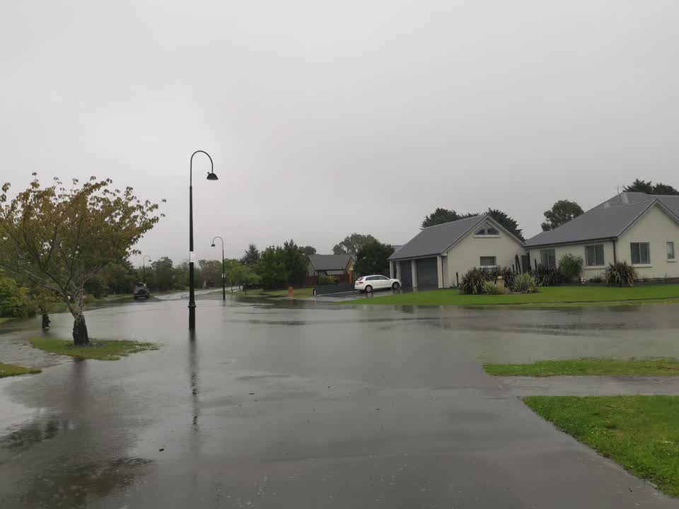 The photograph attached to this flooding report