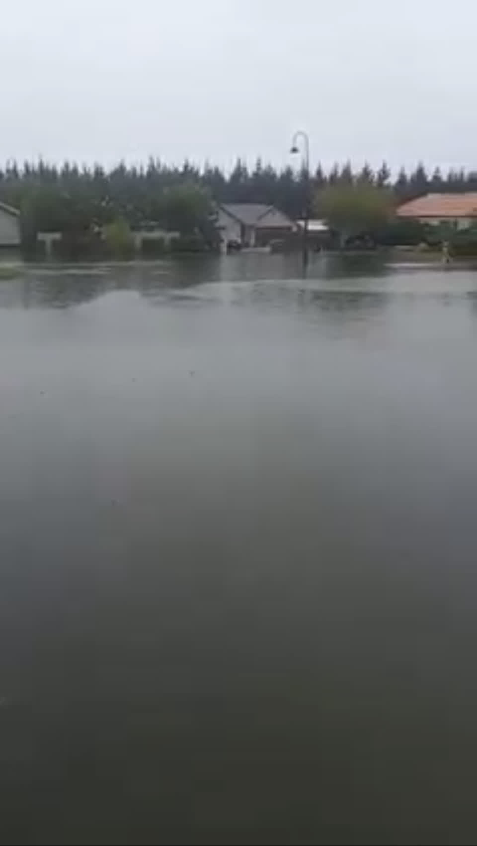 The photograph attached to this flooding report