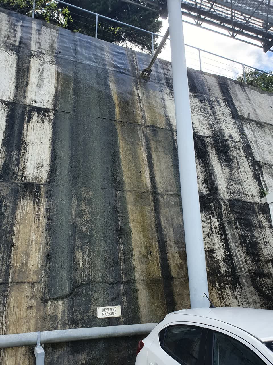 The photograph attached to this wastewater/stormwater report