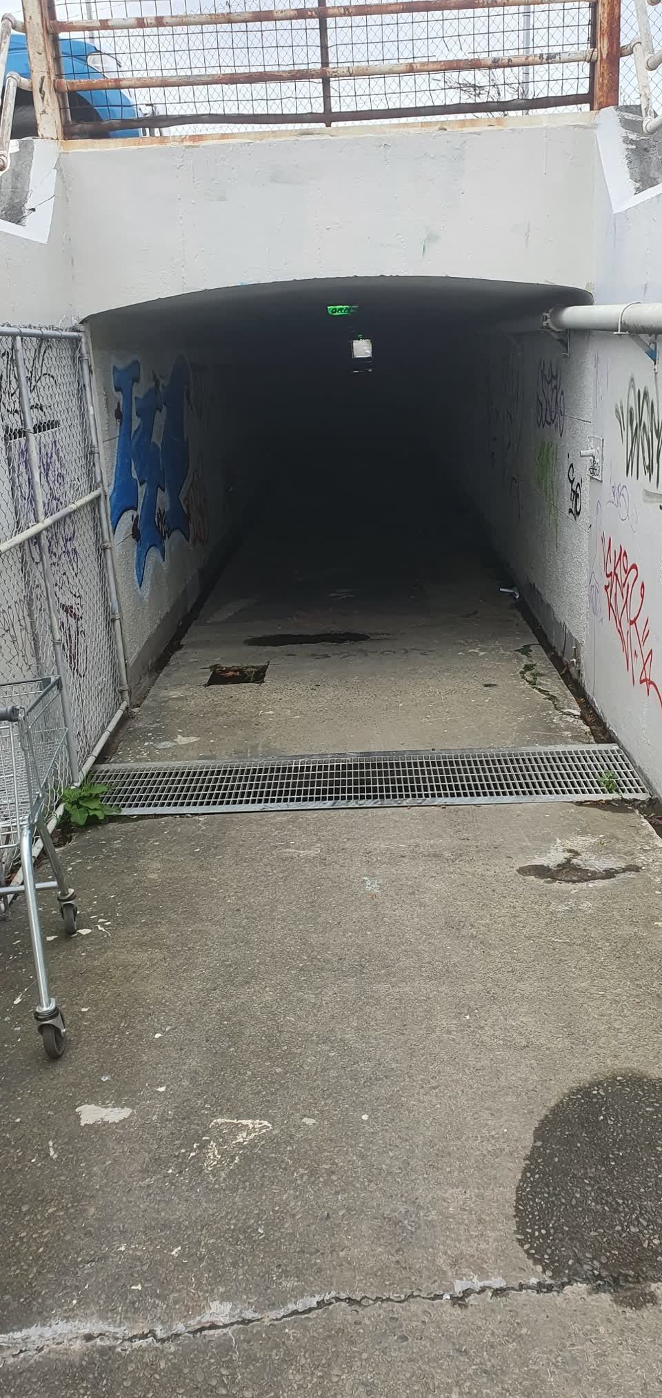 The photograph attached to this water leak report