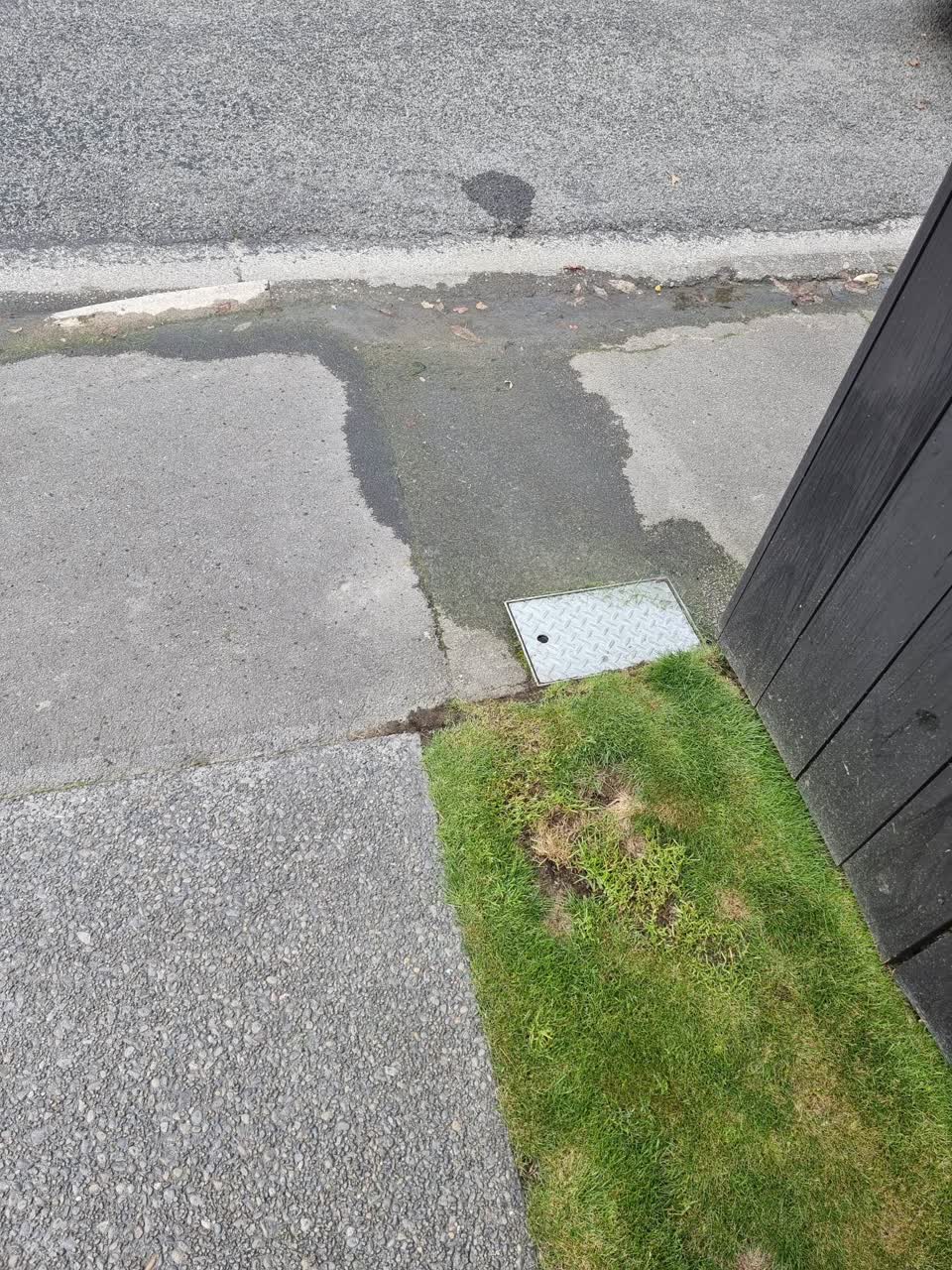 The photograph attached to this water leak report