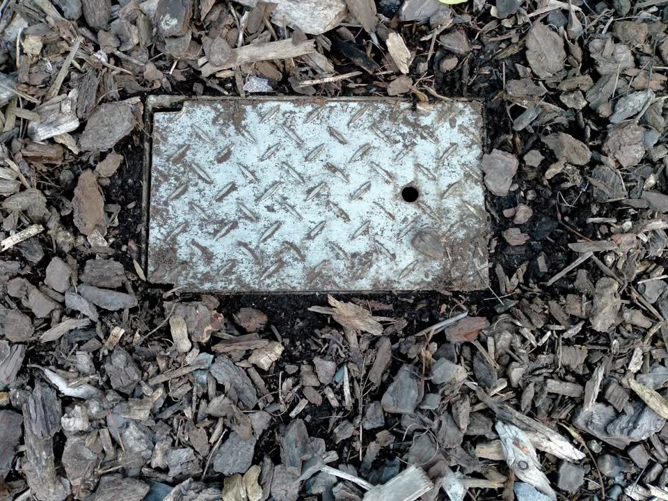 The photograph attached to this water leak report