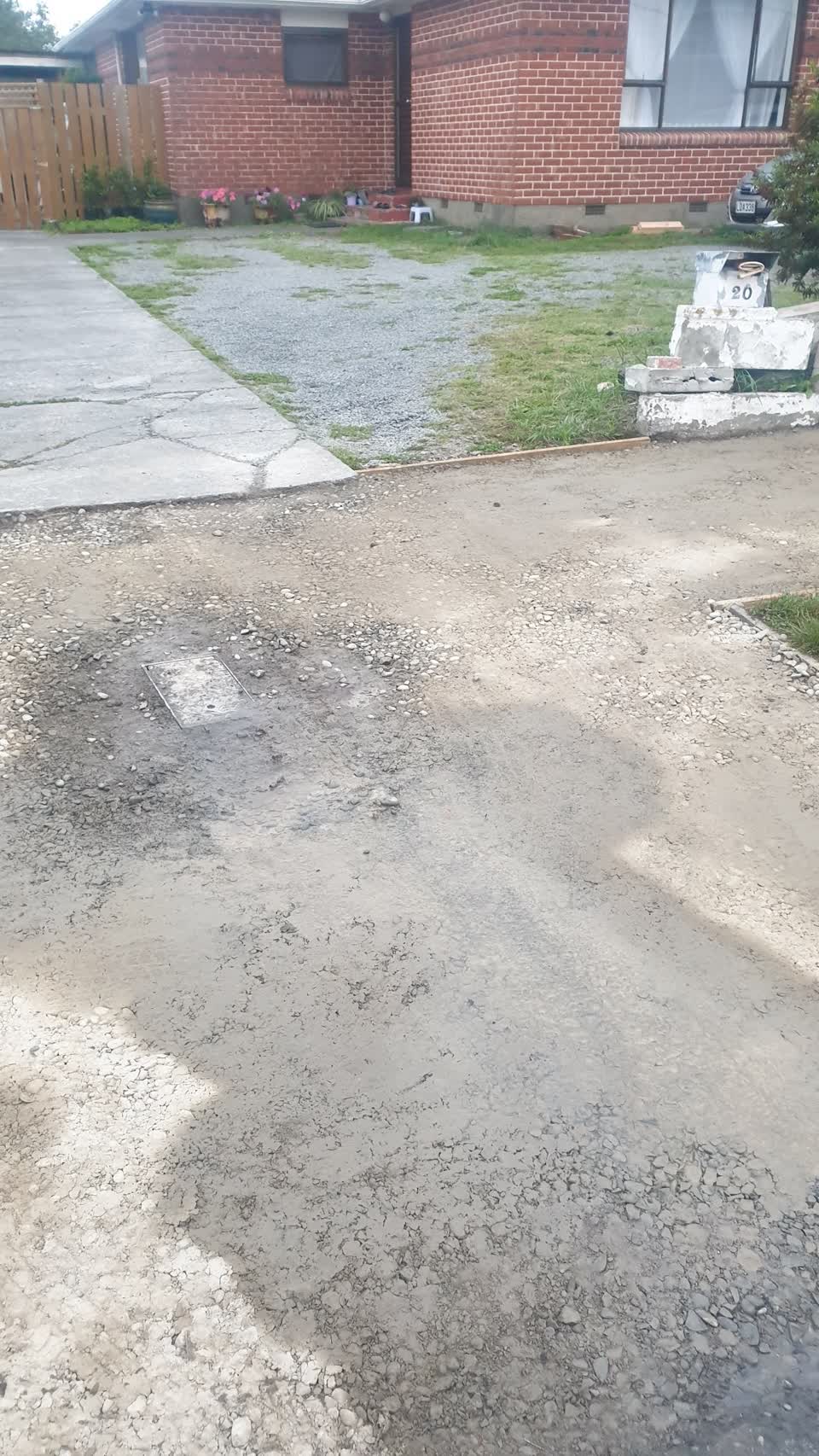 The photograph attached to this flooding report