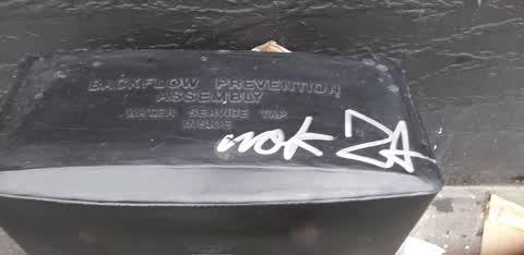 Graffiti, a report photo