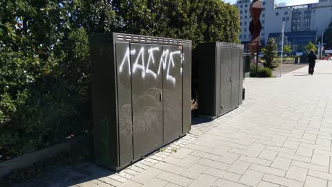 Graffiti, a report photo