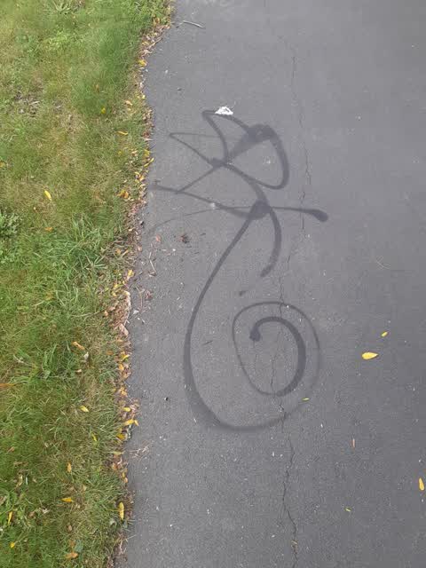 Graffiti, a report photo