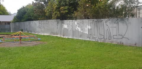 Graffiti, a report photo