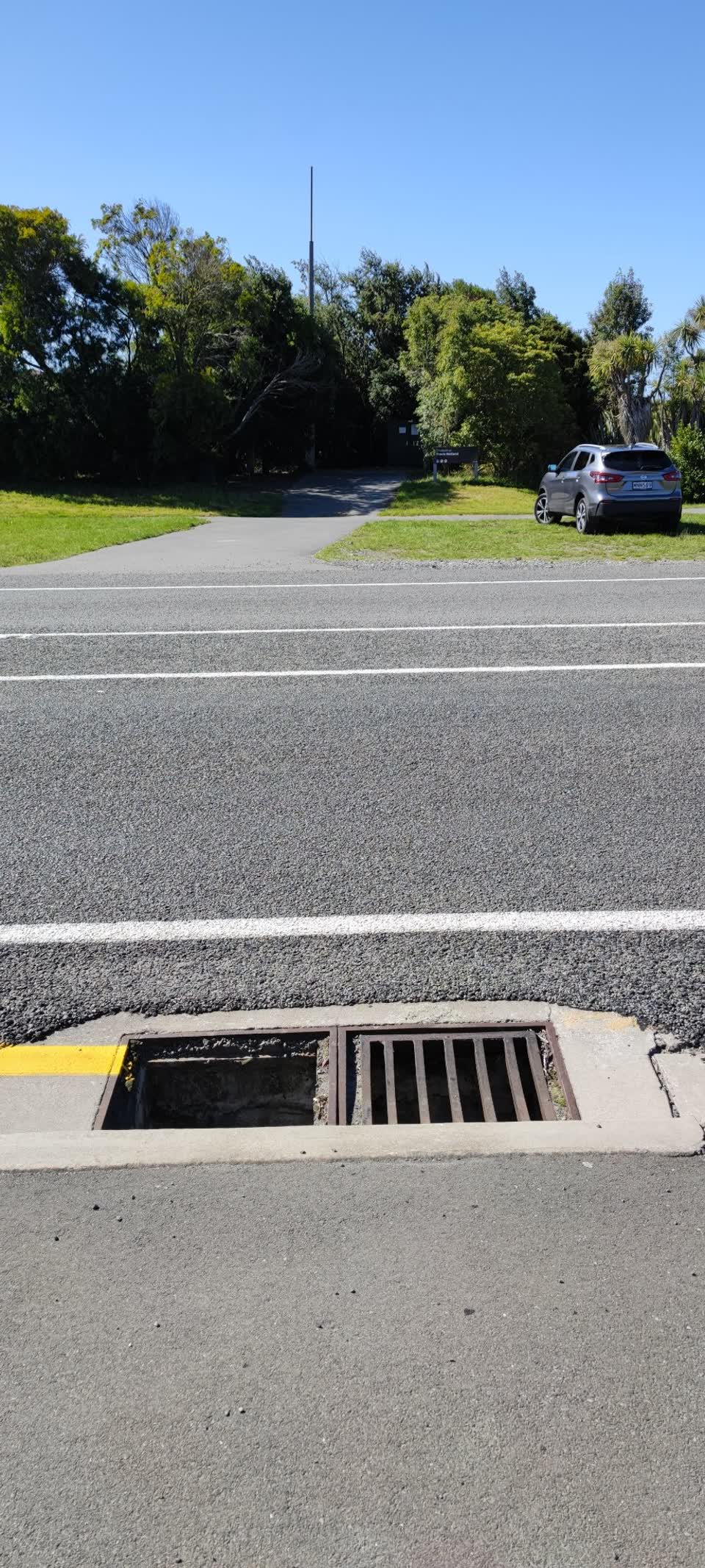 The photograph attached to this wastewater/stormwater report