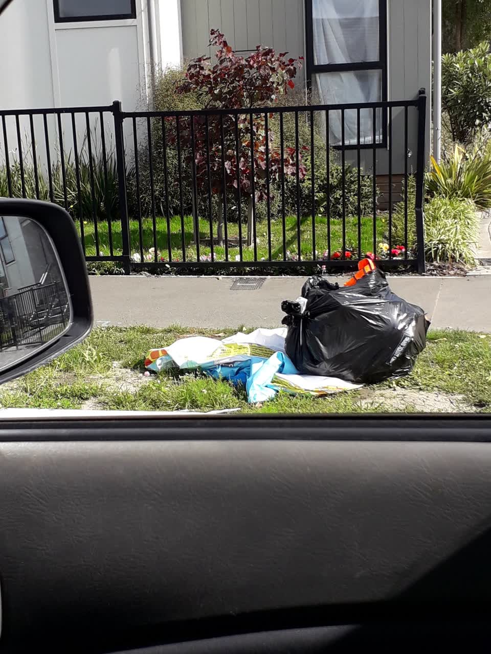 The photograph attached to this rubbish/recycling report