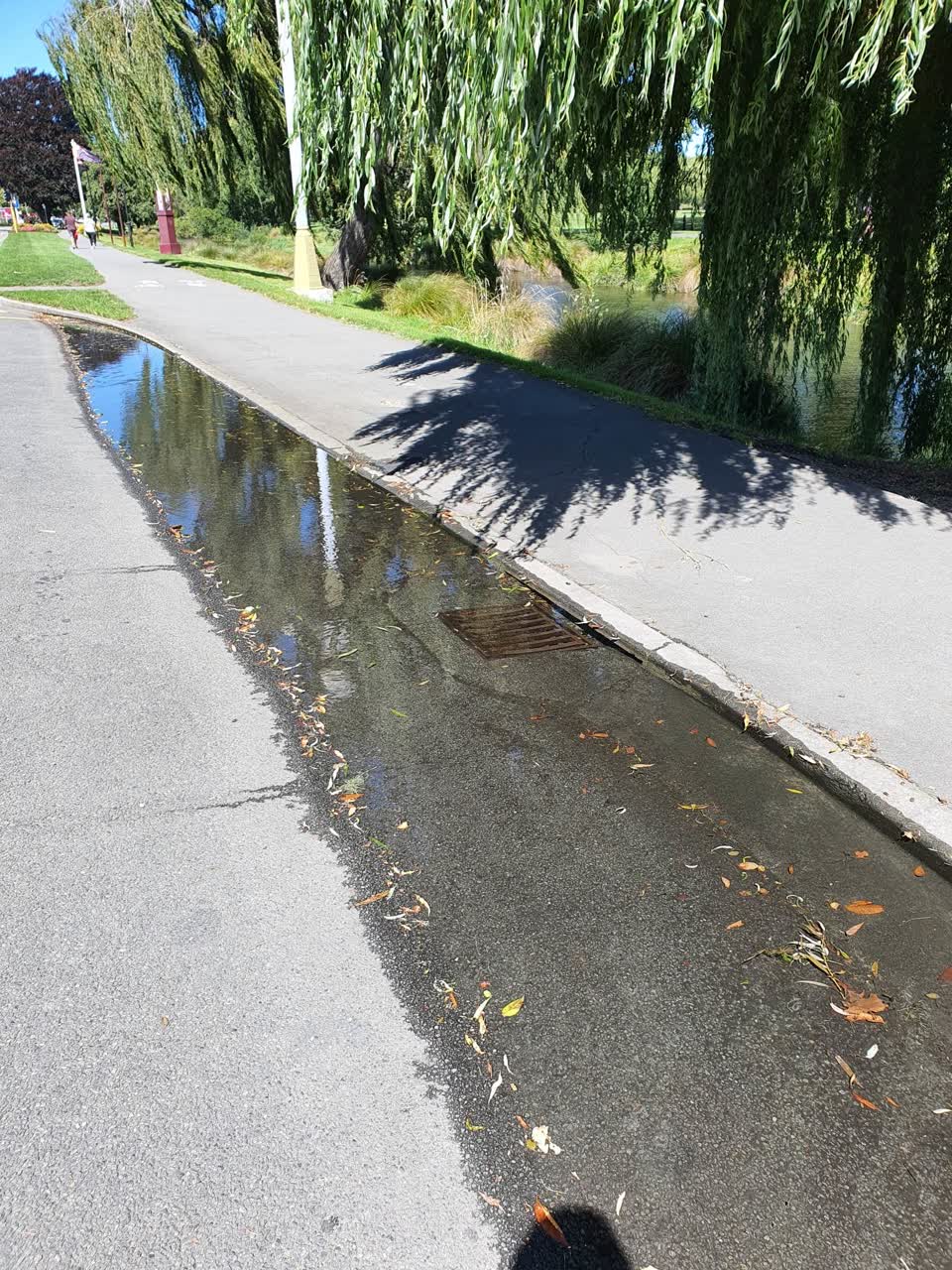 The photograph attached to this wastewater/stormwater report