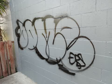 Graffiti, a report photo