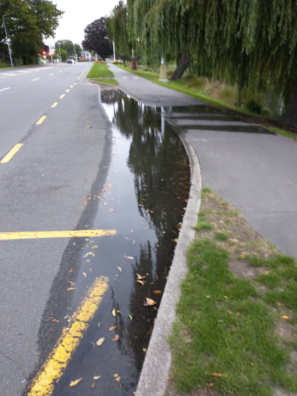 The photograph attached to this wastewater/stormwater report