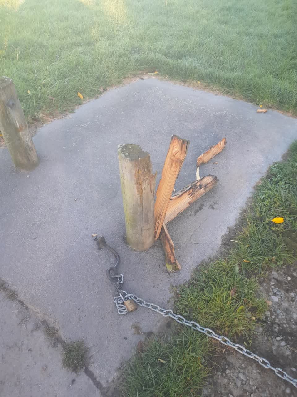 The photograph attached to this parks report