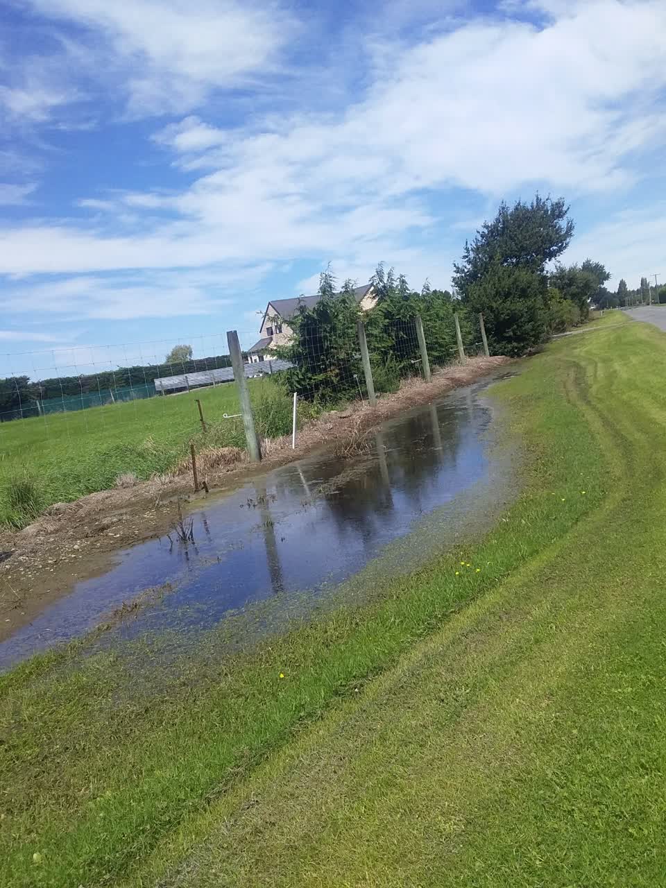 The photograph attached to this sewer odour report