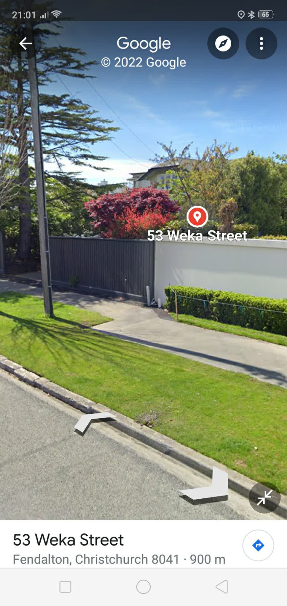 The photograph attached to this water leak report