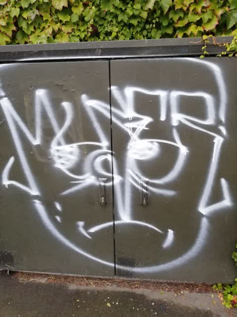 Graffiti, a report photo