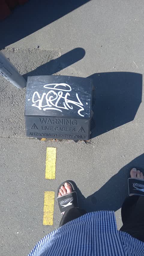 Graffiti, a report photo