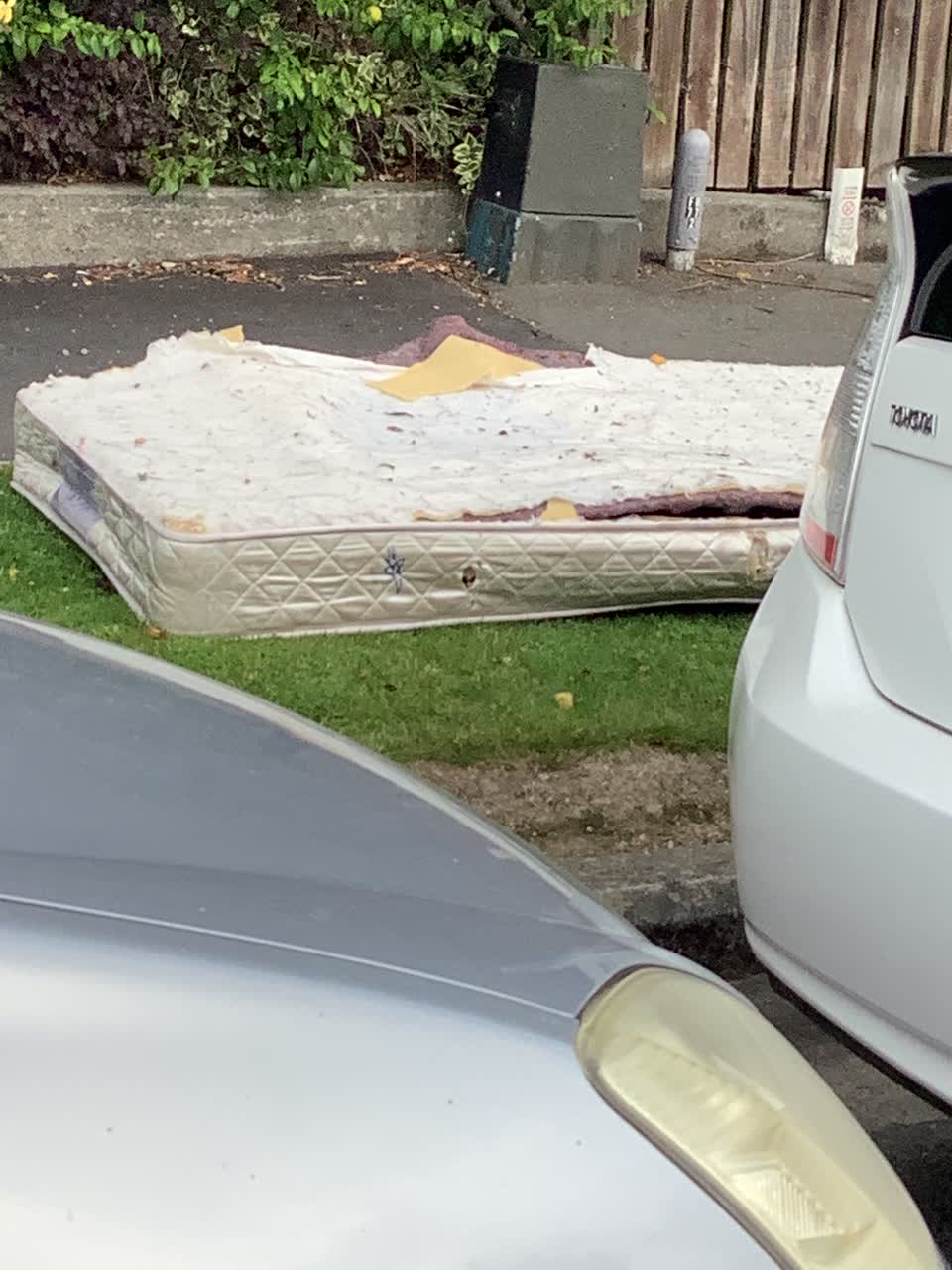 The photograph attached to this rubbish/recycling report